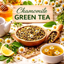 chamomile green tea blend | adizo exports bulk supply for wholesalers, distributors & importers