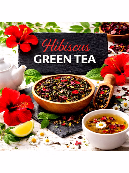 Hibiscus Green Tea