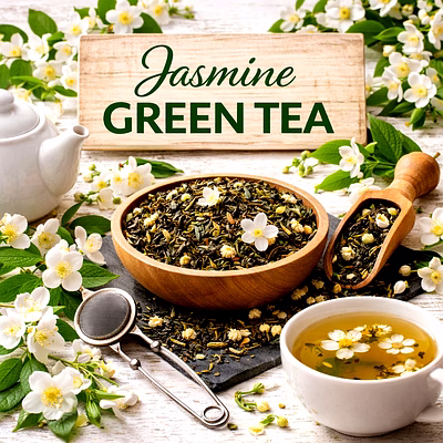 jasmine green tea blend | adizo exports bulk supply for wholesalers, distributors & importers