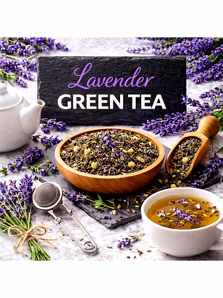 Lavender Green Tea