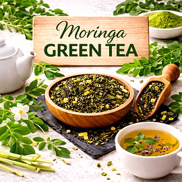 moringa green tea blend | adizo exports bulk supply for wholesalers, distributors & importers