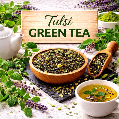 tulsi green tea blend | adizo exports bulk supply for wholesalers, distributors & importers