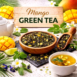 mango green tea blend | adizo exports bulk supply for wholesalers, distributors & importers