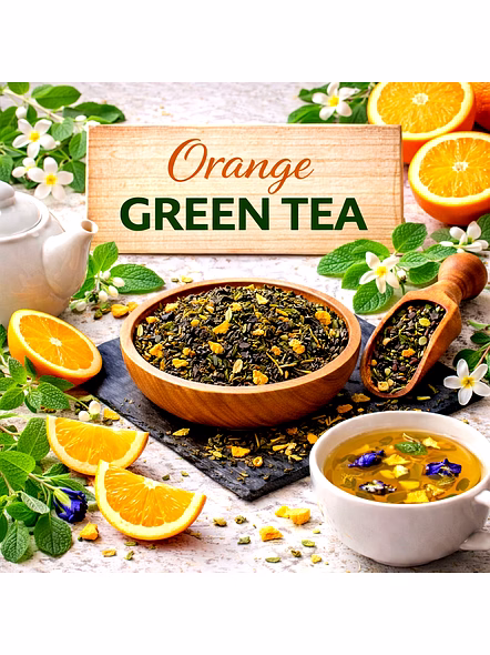 Orange Green Tea