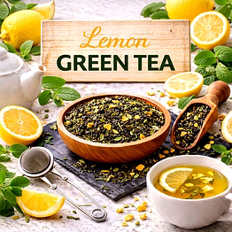 lemon green tea blend | adizo exports bulk supply for wholesalers, distributors & importers
