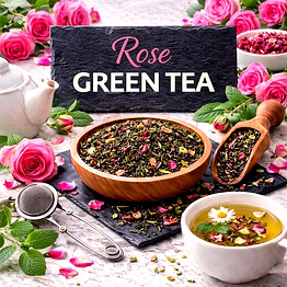 rose green tea blend | adizo exports bulk supply for wholesalers, distributors & importers
