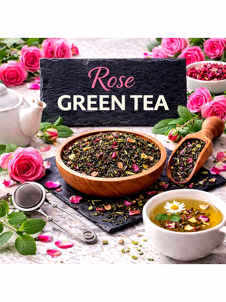 Rose Green Tea