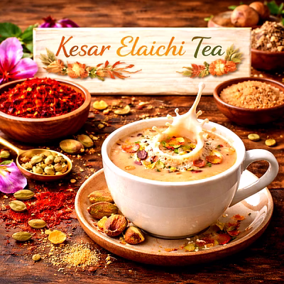 kesar elaichi tea blend | adizo exports bulk supply for wholesalers, distributors & importers