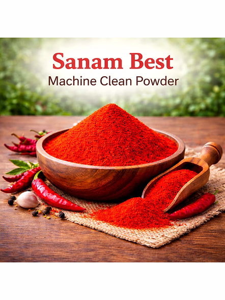 Sanam Best – Machine Clean Red Chilli Powder | Wholesale Red Chilli Powder for Spice Importers