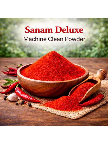 Sanam Deluxe – Machine Clean Red Chilli Powder | Wholesale Red Chilli Powder for Spice Importers-Az1138