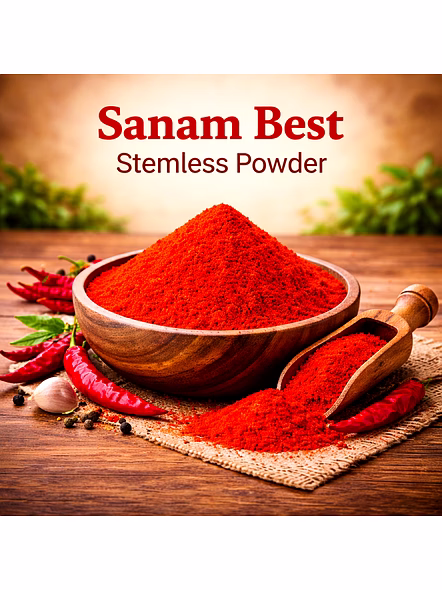Sanam Best – Stemless Red Chilli Powder | Wholesale Red Chilli Powder for Spice Importers