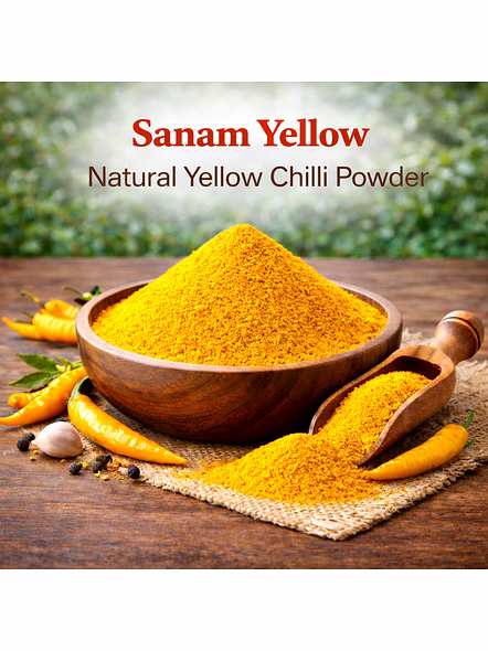 Sanam Yellow – Natural Yellow Chilli Red Chilli Powder | Wholesale Red Chilli Powder for Spice Importers