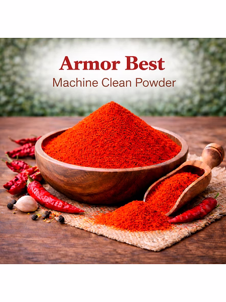 Armor Best – Machine Clean Red Chilli Powder | Wholesale Red Chilli Powder for Spice Importers