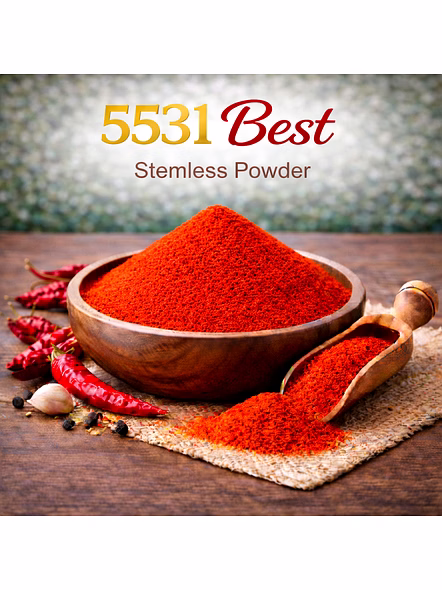 5531 Best – Stemless Red Chilli Powder | Wholesale Red Chilli Powder for Spice Importers-Az1157