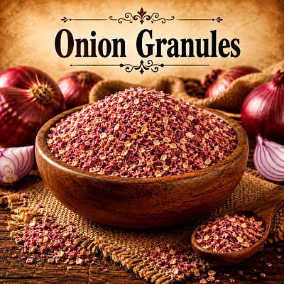 onion granules dehydrated onion ingredient | adizo exports bulk supply for wholesalers, distributors & importers