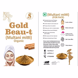 gold beau_t rose water & multani mitti