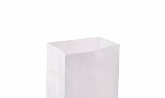 HOTPACK Square Bottom Bag 6 White