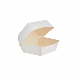 white paper burger clam - regular