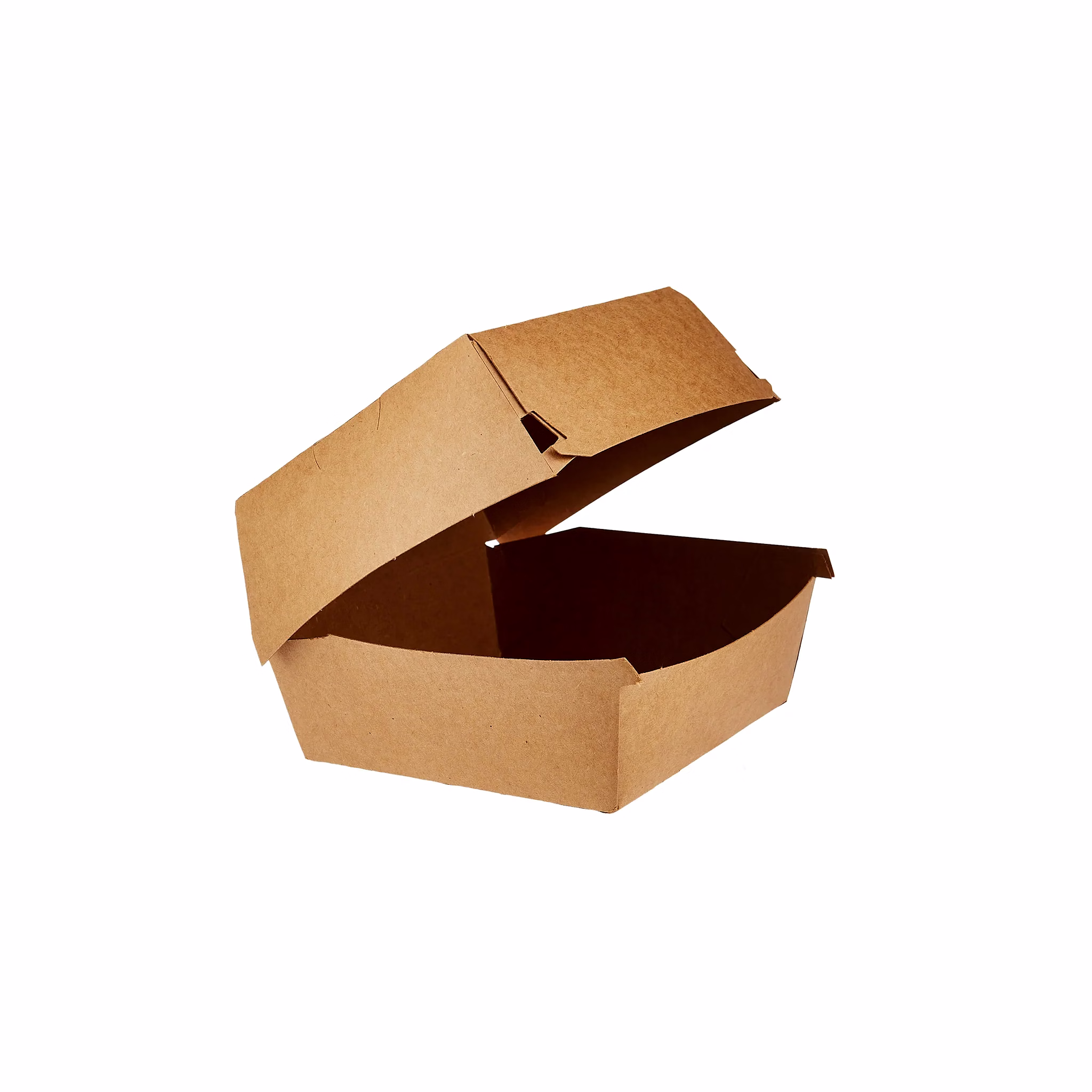 kraft paper burger clam - regular