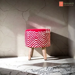 Jute pouffe | Jute Chair | Trendy Wavy