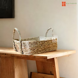classic seagrass storage basket | wardrobe organizer