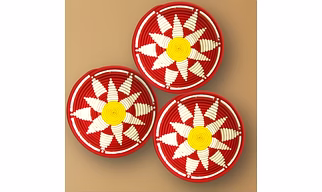 Wall Hanging decor | Wall Decor | Crimson Yellow