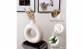 Ceramic Donut  Decor Vase
