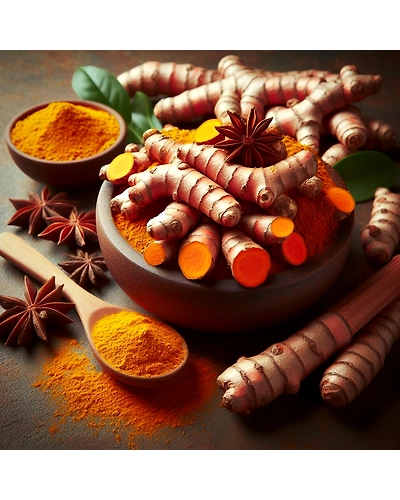 Turmeric and Turmeric powder-12680723