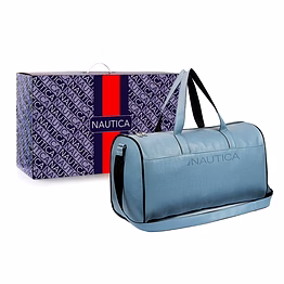 nautica duffle bags - crocodile texture