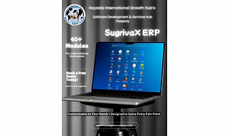 SugrivaX ERP-All in one ERP platform for global businesses