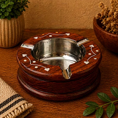 drivetech wooden ashtray