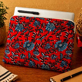 drivetech quilted cotton laptop sleeve