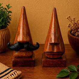drivetech wooden nose shaped spees holder