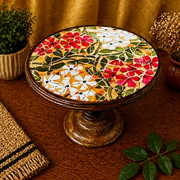 drivetech foldable wooden cake stand 2
