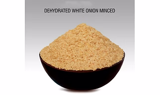DEHYDRATED WHITE ONION MINCED