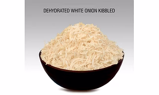 DEHYDRATED WHITE ONION KIBBLED