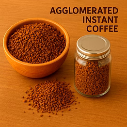 premium agglomerated instant coffee for bulk export supply | katke's spices for b2b global buyers, importers, and suppliers