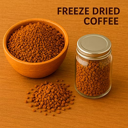 premium freeze dried coffee for bulk export supply | katke's spices for b2b global buyers, importers, and suppliers
