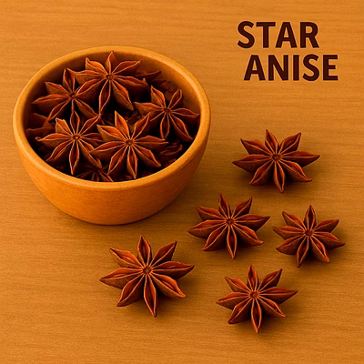 anis star whole spice for bulk export – aromatic star anise for blenders, food manufacturers and traders | katke's spices for b2b global buyers, importers, and suppliers