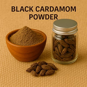 Black Cardamom Powder for Bulk Export – Industrial Spice Powders Ingredient Supply | Katke's Spices for B2B Global Buyers, Importers, and Suppliers