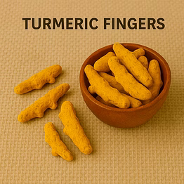 turmeric fingers for bulk export – industrial whole spices ingredient supply | katke's spices for b2b global buyers, importers, and suppliers