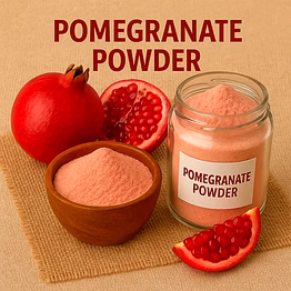 pomegranate powder for bulk export – industrial fruit powders ingredient supply | katke's fruit powders for b2b global buyers, importers, and suppliers