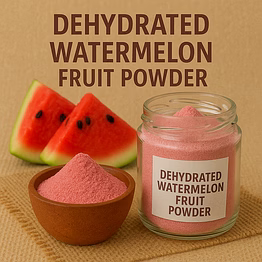 dehydrated watermelon fruit powder for bulk export – industrial fruit powders ingredient supply | katke's fruit powders for b2b global buyers, importers, and suppliers