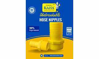 PVC Hose Nipples (1/2 inch to 6 inch) for PVC Flat Hose, Suction Hose & PVC Steel Wire Hoses