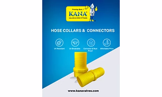 PVC Hose Connectors- 1/2 inch to 8 inch (15mm to 200mm) for PVC Sution Hose, Flat Hose, Steel Wire Hose and Duct Hose Pipes