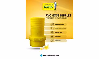 Plastic (PVC) Hose Nipple - 4" (100mm or 4 inch)