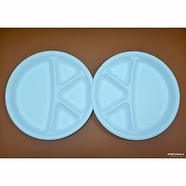 eco-friendly 12'' 4 compartment plate