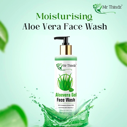 Mr.Thindz ALOE vera gel face wash 100 ml-1