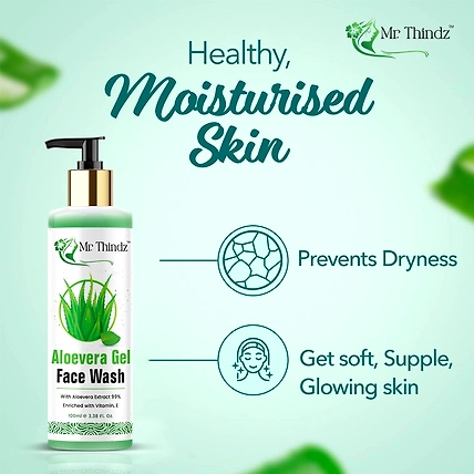 Mr.Thindz ALOE vera gel face wash 100 ml-2