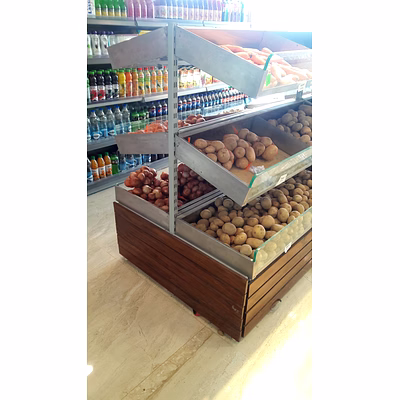 fruit and vegetable racks